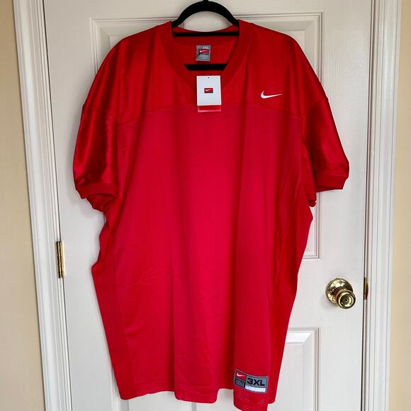 NWT Nike Men's Red 3XL Lineman Football Jersey - Picture 2 of 11